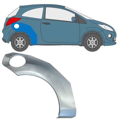 Reparatiepaneel achterspatbord voor Ford Ka 2008-2016 / Rechts 15063