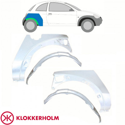 FORD KA 1996-2008 INTERN + BUITENSTE REPARATIE PANEEL WIELKAST REPARATIE PANEEL / LINKS + RECHTS