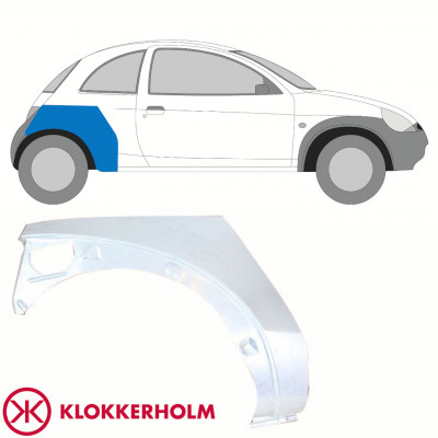 Reparatiepaneel achterspatbord voor Ford KA 1996-2008 / Rechts 10769