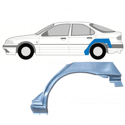 FORD MONDEO 1993-2000 HB/SDN ACHTERSTE WIELKAST REPARATIE PANEEL / LINKS