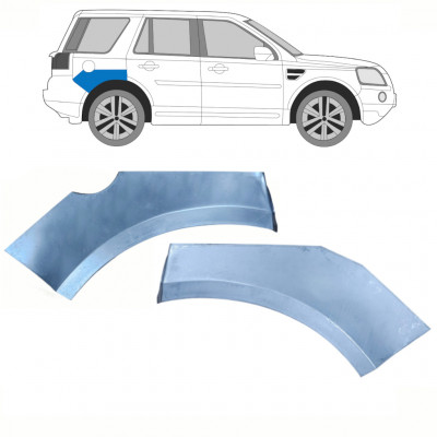 Reparatiepaneel achterspatbord voor Land Rover Freelander 2006-2015 / Links + Rechts / Set 10658