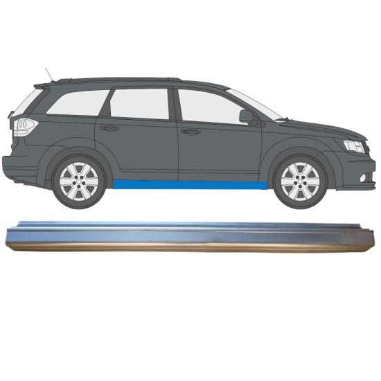 Reparatie dorpel voor Fiat Freemont 2011-2015 / Links = Rechts (symmetrisch) 15005