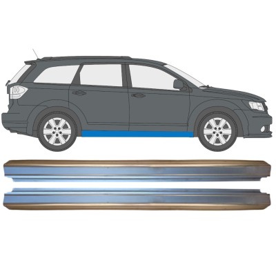 Reparatie dorpel voor Fiat Freemont 2011-2015 / Links + Rechts / Set 15006
