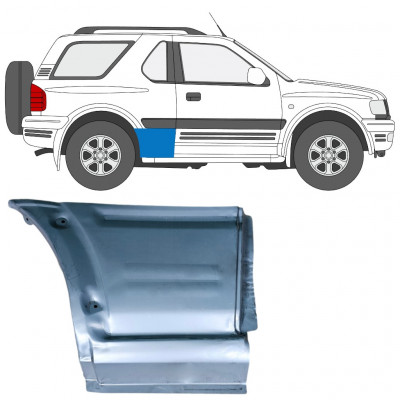 Reparatiepaneel achterspatbord voor Opel Frontera B 1999-2002 / Rechts 12829