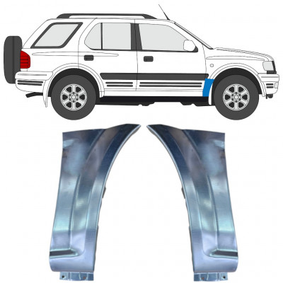 Reparatiepaneel voorspatbord voor Opel Frontera B 1999-2002 / Links + Rechts / Set 10946