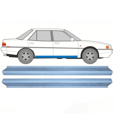 Reparatie dorpel voor Mitsubishi Galant 1987-1993 / Links = Rechts (symmetrisch) / Set 10597