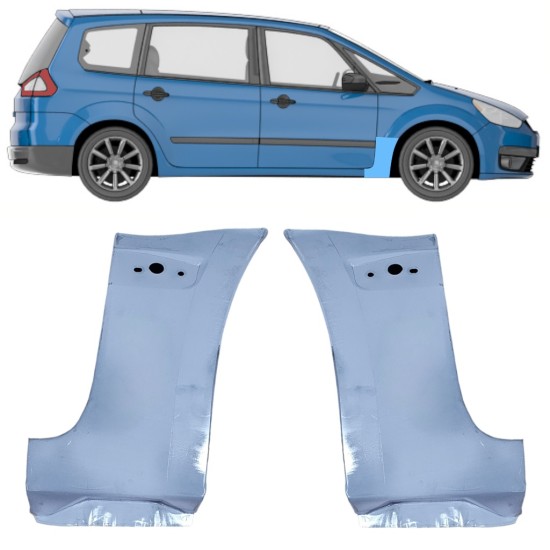 Reparatiepaneel voorspatbord voor Ford Galaxy 2006-2015 / Links + Rechts 16180