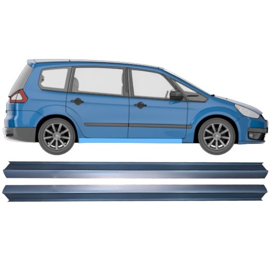 Reparatie dorpel voor Ford Galaxy 2006-2015 / Links + Rechts / Set 16188