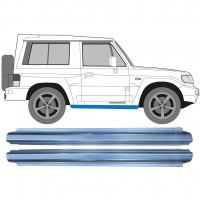 Reparatie dorpel voor Hyundai Galloper 1991- / Set 11366