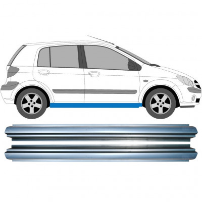 HYUNDAI GETZ 2002-2010 DORPEL REPARATIEPANEEL / RECHTS + LINKS / SET