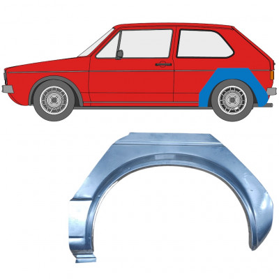 VW GOLF 1 1974- 3 DEUR WIELKAST REPARATIE PANEEL / LINKS