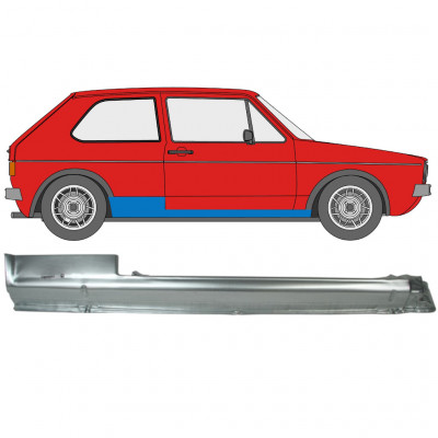 VW GOLF 1 1974- 3 DEUR DORPEL REPARATIEPANEEL / RECHTS