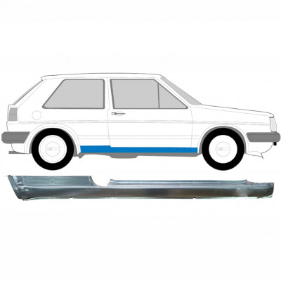 VW GOLF 2 1982- 3 DEUR DORPEL REPARATIEPANEEL / RECHTS