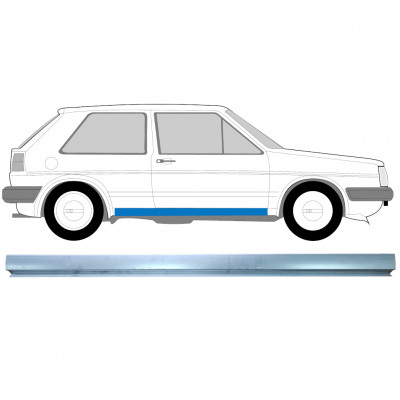 VW GOLF 2 1982-1992 DORPEL REPARATIEPANEL / RECHTS = LINKS