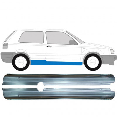 Reparatie dorpel voor VW Golf 3 1991- / Links + Rechts / Set 9291