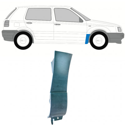 Reparatiepaneel voorspatbord voor Volkswagen Golf 3 1991-1998 / Rechts 12976