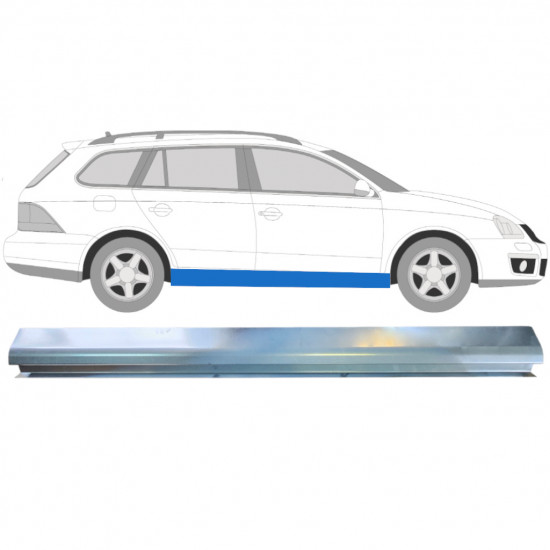 VW GOLF 5 STATIONWAGEN / VW JETTA DORPEL REPARATIEPANEL / RECHTS = LINKS