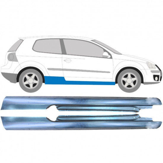 Reparatie dorpel voor VW Golf 5 2003-2009 / Links + Rechts / Set 9231