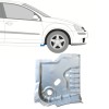 Reparatiepaneel uiteinde dorpel