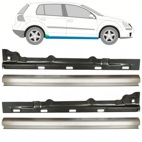 Frontruderamme voor VW Golf 5 2003-2009 / Set 11710