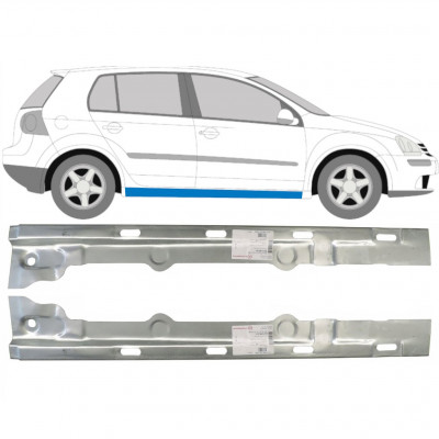 Binnenste reparatie dorpel voor VW Golf 5 2003-2009 / Links + Rechts / Set 9643