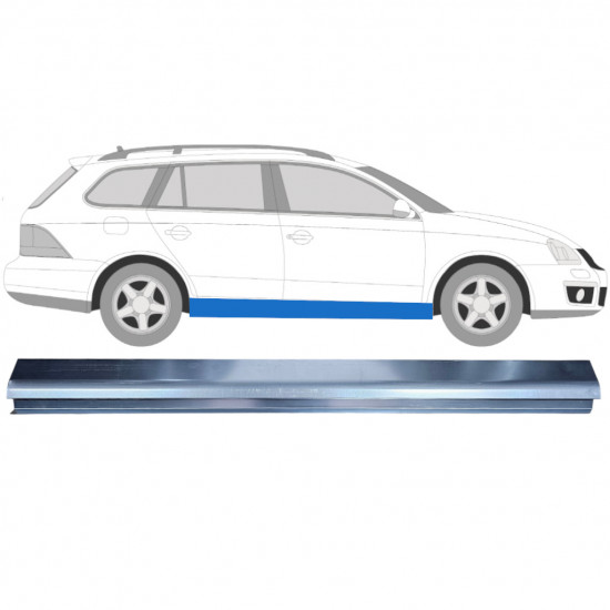 VW GOLF 5 STATIONWAGEN / VW JETTA DORPEL REPARATIEPANEL / RECHTS = LINKS