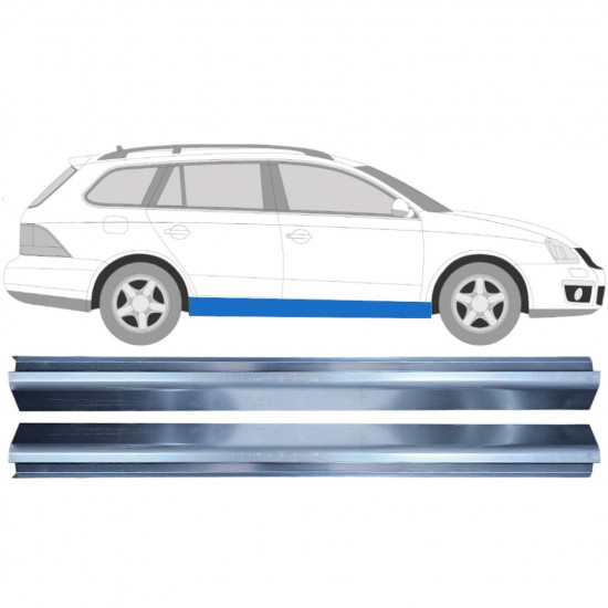 VW GOLF 5 STATIONWAGEN / VW JETTA DORPEL REPARATIEPANEL / RECHTS + LINKS / SET