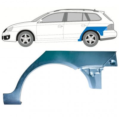 Reparatiepaneel achterspatbord voor Volkswagen Golf 5 Variant 2007-2010 / Links 12906