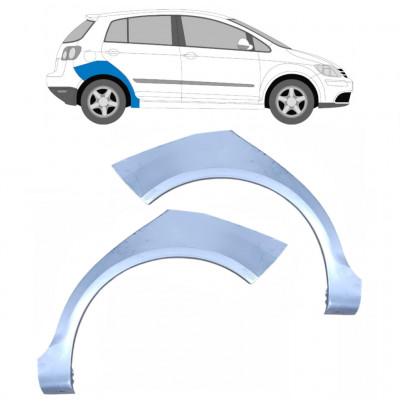 Reparatiepaneel achterspatbord voor VW Golf Plus 2005-2013 / Links + Rechts / Set 10090