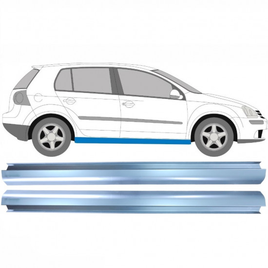 Reparatie dorpel voor VW Golf 5 2003-2009 / Links = Rechts (symmetrisch) / Set 11269