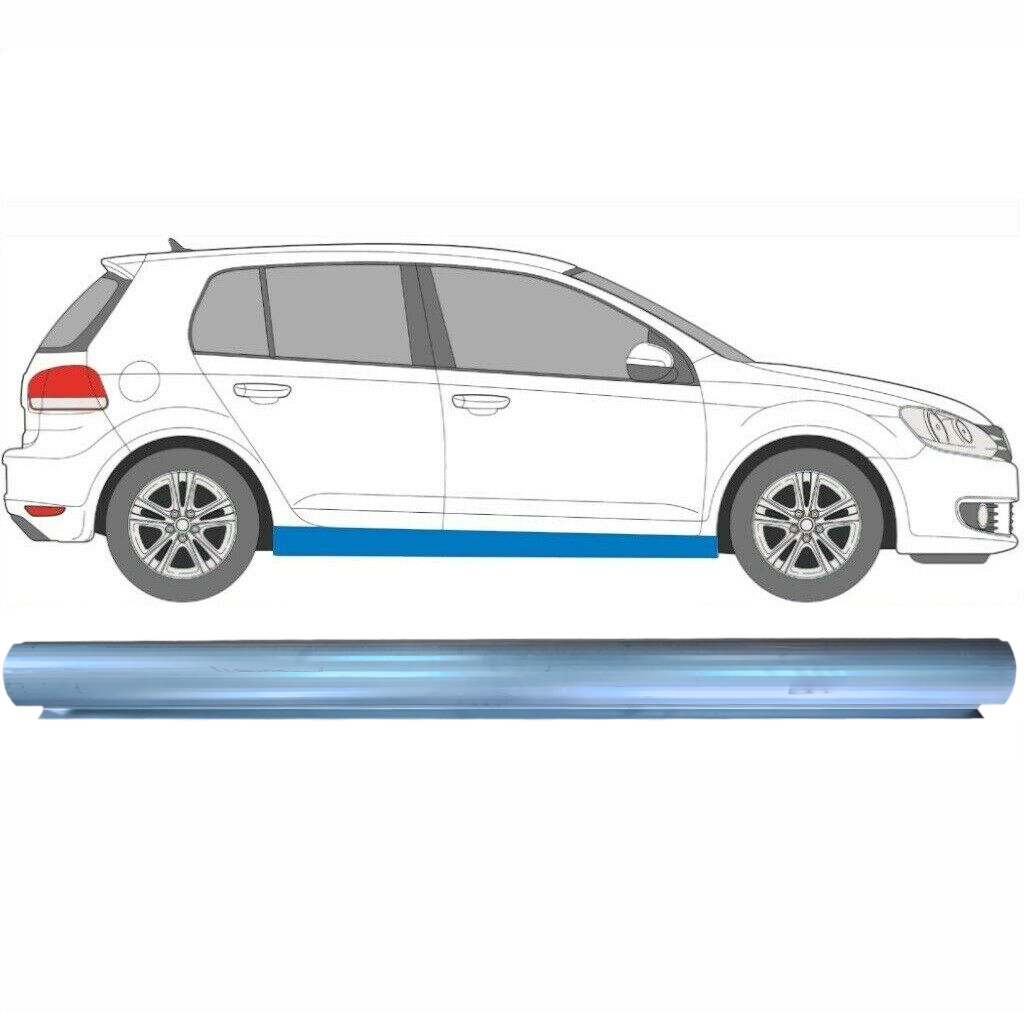 Reparatie Dorpel Voor Volkswagen Golf 6 2008-2013 / Links = Rechts (Symmetrisch) 5610