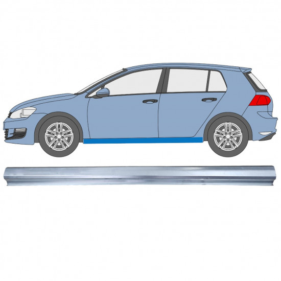 VW GOLF 7 2012- DORPEL REPARATIEPANEL / LINKS