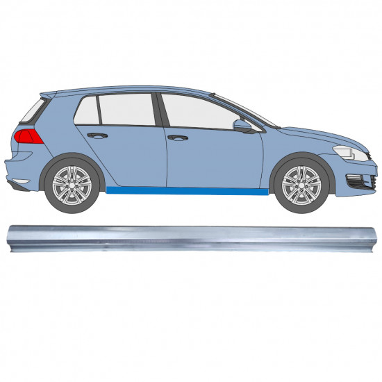 VW GOLF 7 2012- DORPEL REPARATIEPANEL / RECHTS