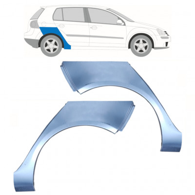 Reparatiepaneel achterspatbord voor VW Golf 5 2003-2009 / Links + Rechts / Set 10092