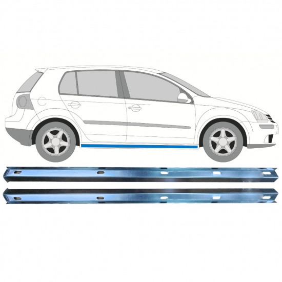 Binnenste reparatie dorpel voor VW Golf 5 2003-2009 / Set 11125