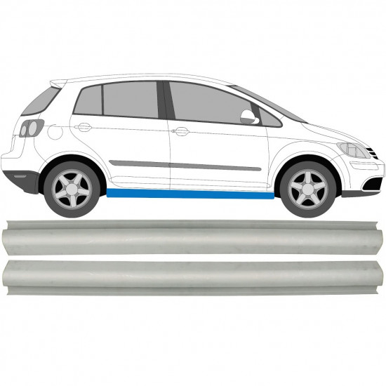VW GOLF PLUS 2005- DORPEL REPARATIEPANEEL / RECHTS = LINKS / SET