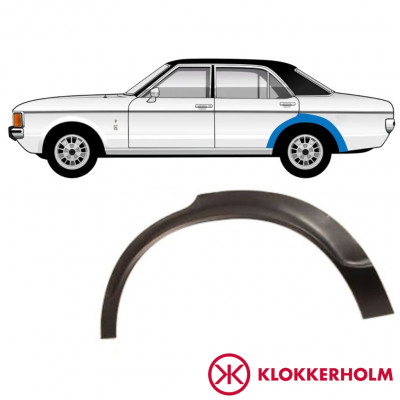 Reparatiepaneel achterspatbord voor Ford Granada 1972-1977 / Links 11029