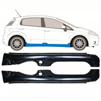 Reparatie dorpel voor Fiat Punto / Grande / Evo 2005-2018 / Links + Rechts / Set 10540