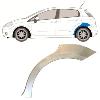 Reparatiepaneel achterspatbord voor Fiat Grande Punto Evo 2005- / Links 14760