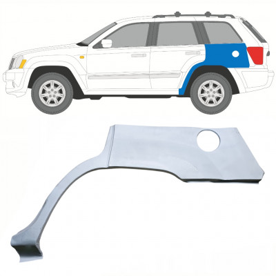 Reparatiepaneel achterspatbord voor Jeep Grand Cherokee 2005-2010 / Links 8972