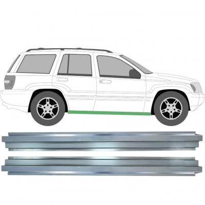 Binnenste reparatie dorpel voor Jeep Grand Cherokee 1998-2005 / Links = Rechts (symmetrisch) / Set 9545