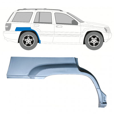 Reparatiepaneel achterspatbord voor Jeep Grand Cherokee 1998-2005 / Rechts 7667