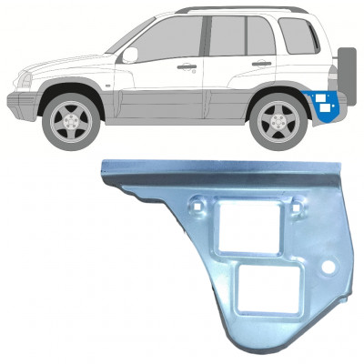 Reparatiepaneel achterspatbord voor Suzuki Grand Vitara 1997-2005 / Links 11693