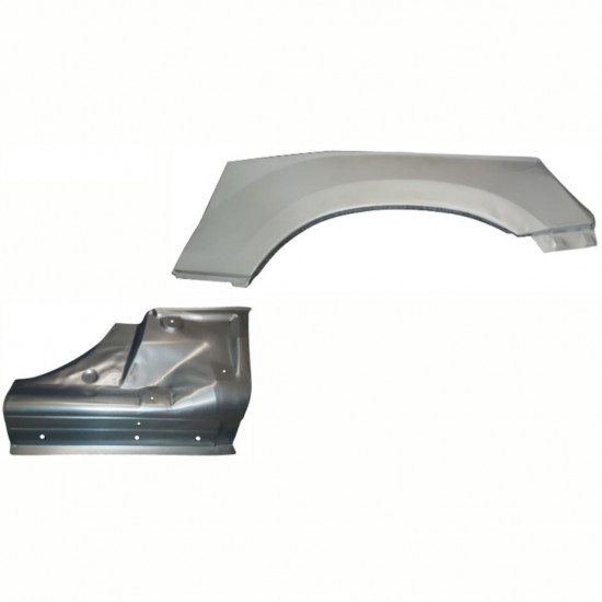 Reparatiepaneel dorpel + achterspatbord voor Suzuki Grand Vitara 2005-2012 / Links / Set 10841