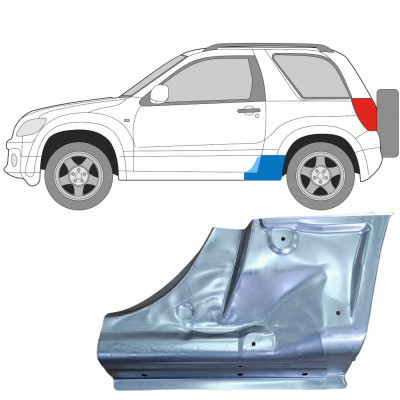 SUZUKI GRAND VITARA 2005-2012 3 DEUR DORPEL REPARATIEPANEEL / LINKS