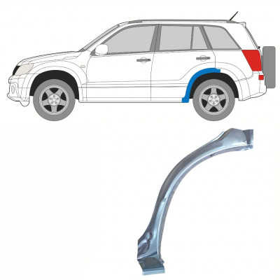 SUZUKI GRAND VITARA 2005-2012 WIELKAST REPARATIE PANEEL / VÓÓR DE EN UPER WIEL / LINKS