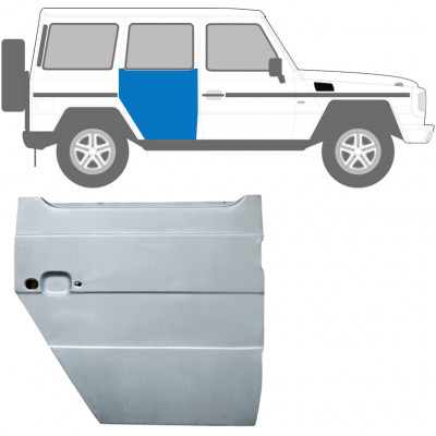 MERCEDES G CLASS 1979- REPARATIEPANEEL ACHTERDEUR HOOG / RECHTS