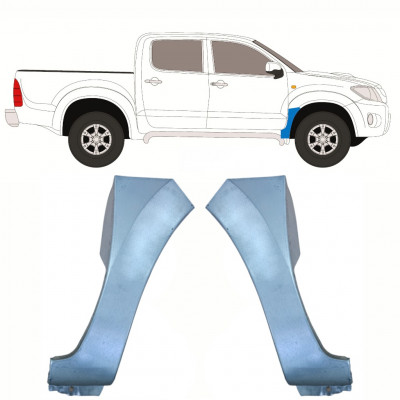 Reparatiepaneel voorspatbord voor Toyota Hilux 2005-2015 / Links + Rechts / Set 10069