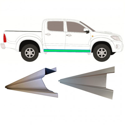 TOYOTA HILUX 2005-2015 INTERN + BUITENSTE DORPEL REPARATIEPANEL / RECHTS = LINKS