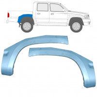 Reparatiepaneel achterspatbord voor Toyota Hilux 2001-2005 / Links + Rechts / Set 9932